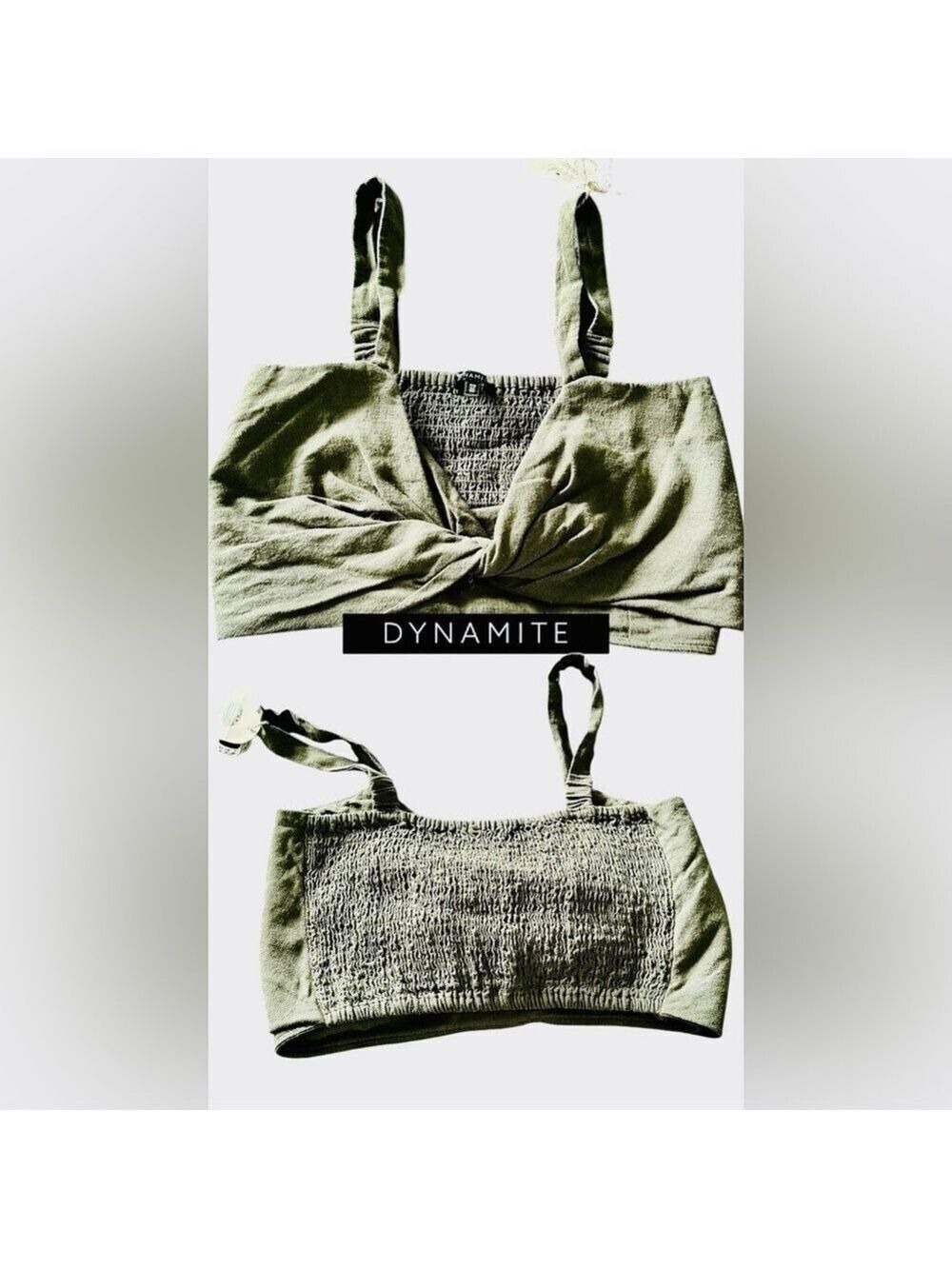 DYNAMITE crop/Bralette Linen Blend
US S - Picture 2 of 9
